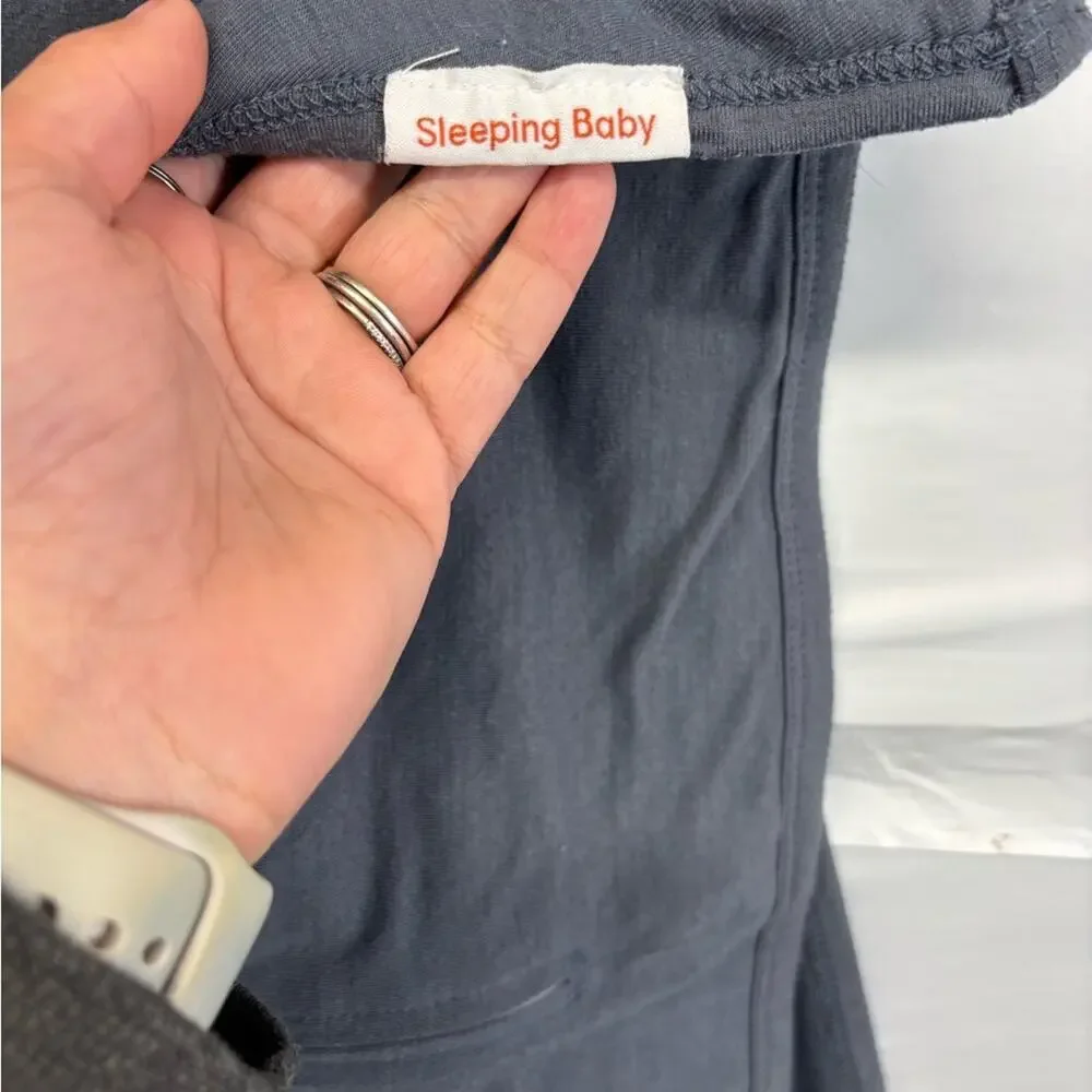 Sleeping Baby Zipadee Zip Sleep Sack Dark Grey Size Small 4-8 Months